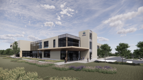 artist rendering of the Civic Centre